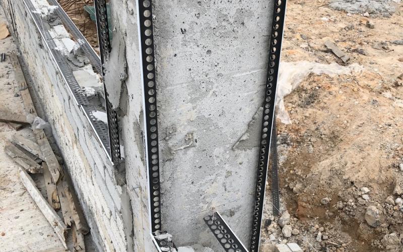 Nẹp nhựa trát góc