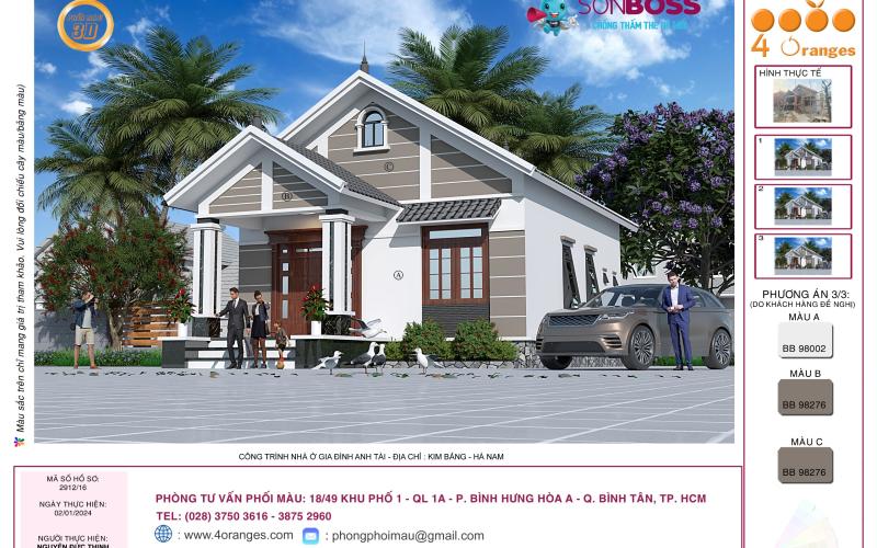 Sơn BOSS -Sắc màu cho không gian sống hiện đại