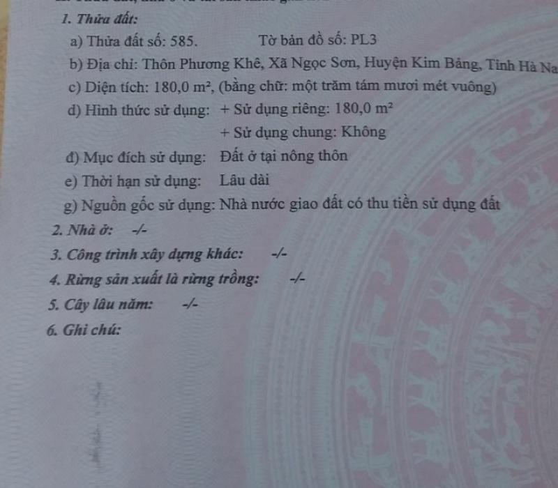 Bán đất khu đấu giá Phương Khê 1